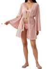 Melissa Odabash Anna Kaftan in Rose
