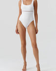 Melissa Odabash Carmel One-Piece Swimsuit in White