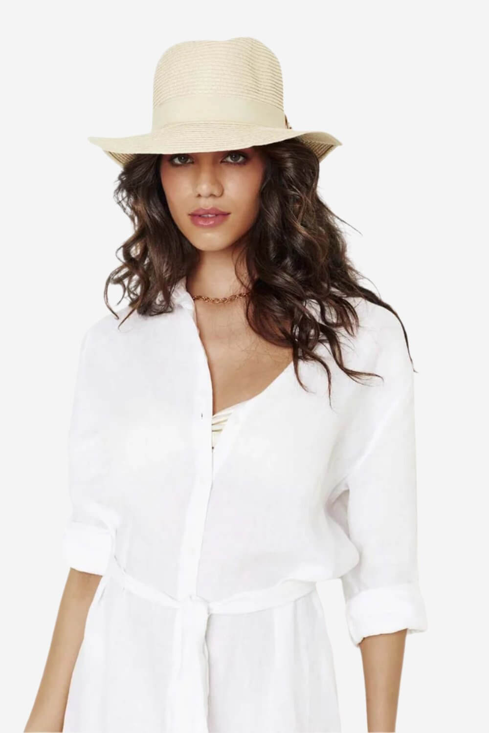 Melissa Odabash Fedora Cream/Beige