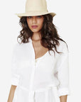 Melissa Odabash Fedora Cream/Beige
