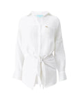 Melissa Odabash Sara Short Shirt Dress in White