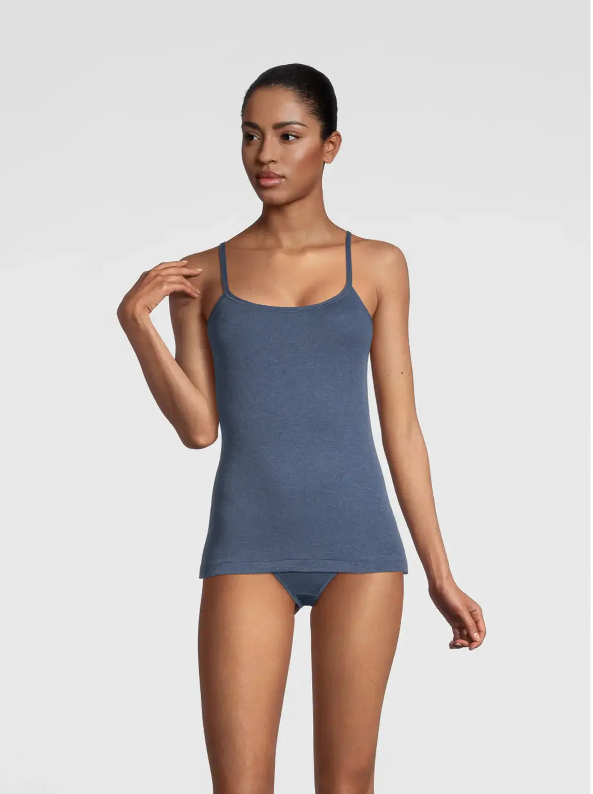 Oscalito Cotton Spaghetti Tank Top front view
