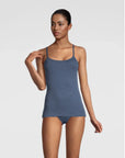 Oscalito Cotton Spaghetti Tank Top front view