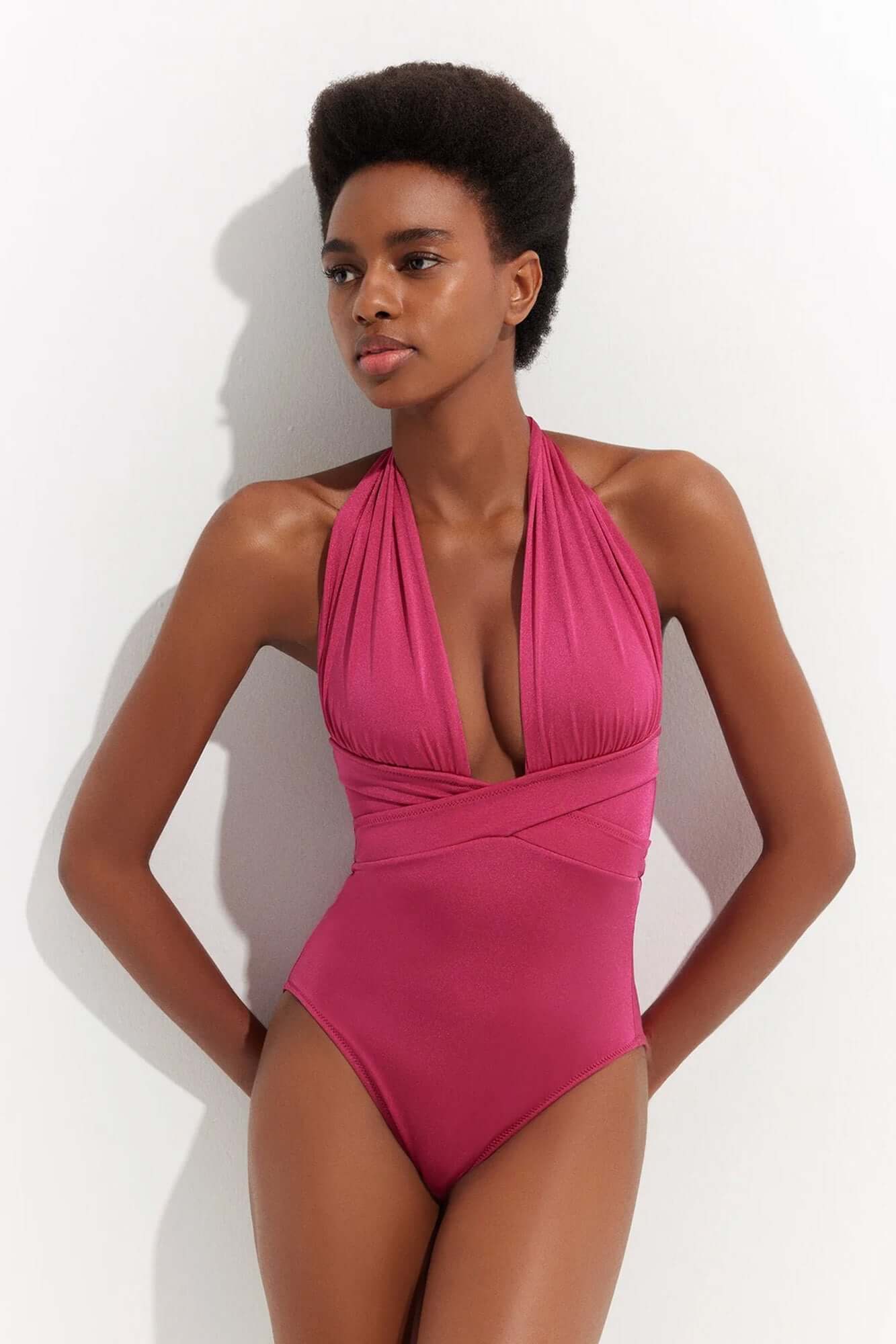 OYE Roman One Piece in Ruby