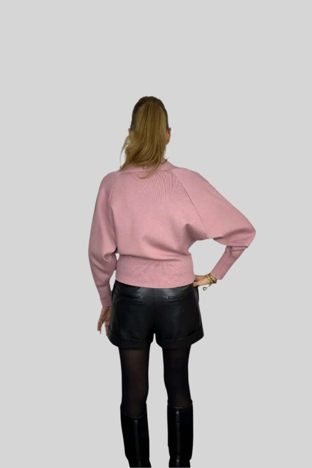 Paola Bernardi Sophia Cardigan in Rose