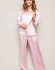 Mulberry Pink Silk Luxe Pajama