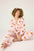 PJ Salvage Croissant Print Long Flannel PJ Set in Pink