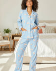 PJ Salvage Fizz the Season Flannel Long PJ Set