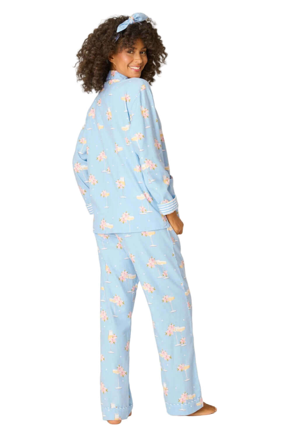 PJ Salvage Fizz the Season Flannel Long PJ Set