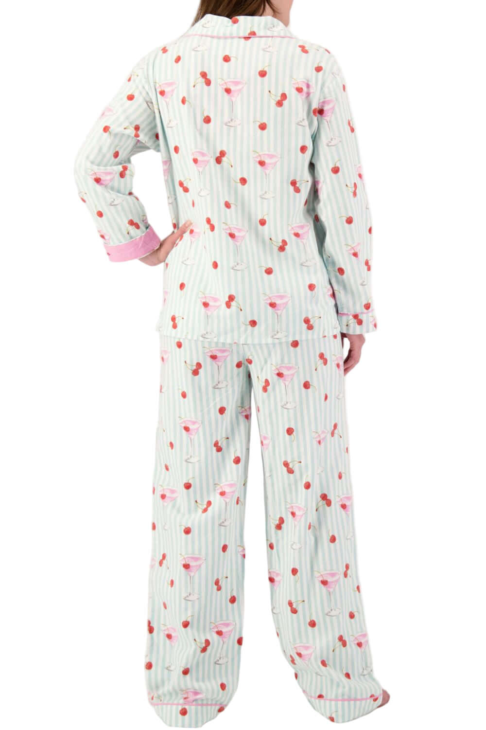 PJ Salvage Ma Cherie Flannel Long PJ Set