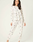 PJ Salvage My Dog is My Valentine Long Jogger PJ Set
