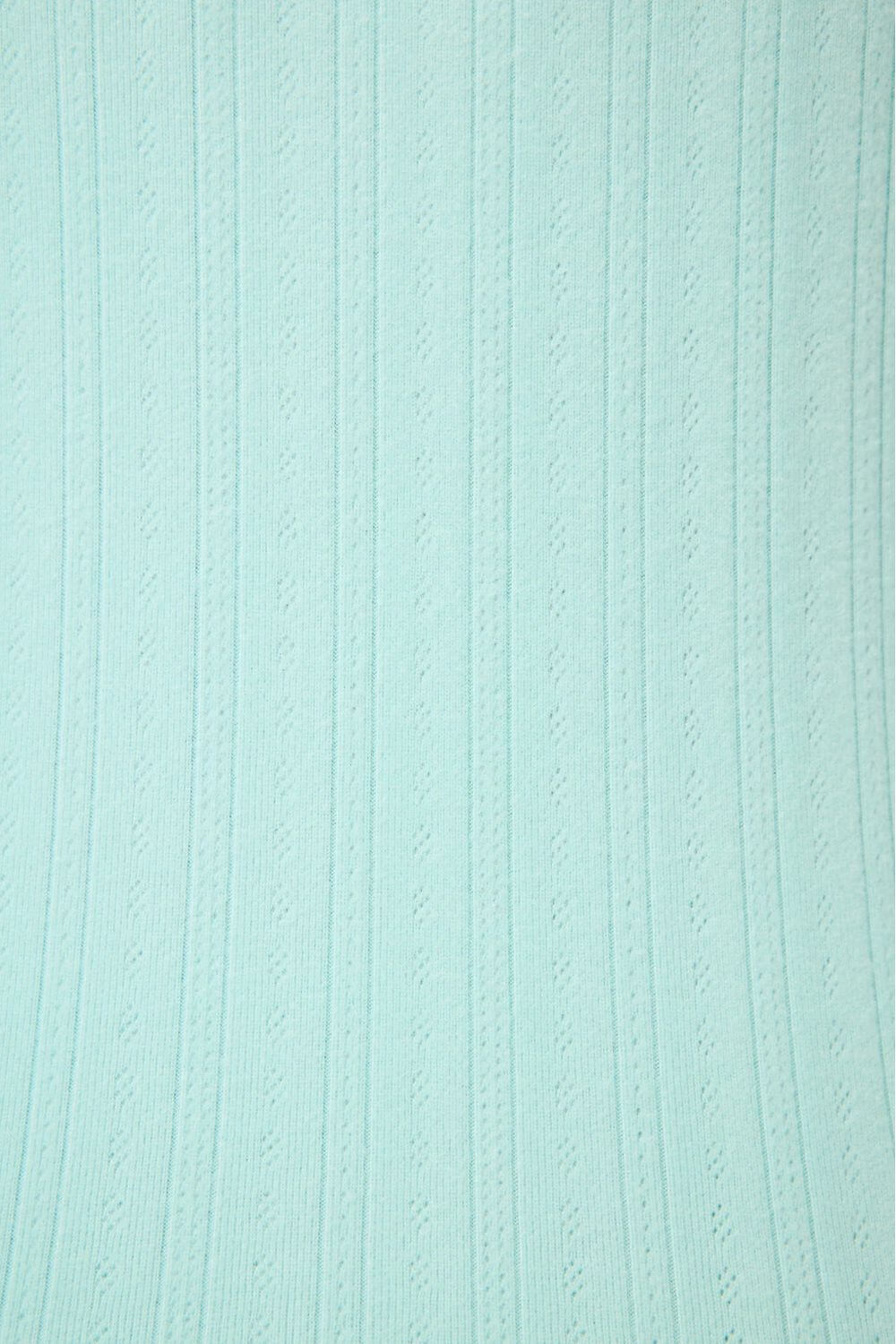 PJ Salvage Pointelle Tank Top and Shorts in Light Mint