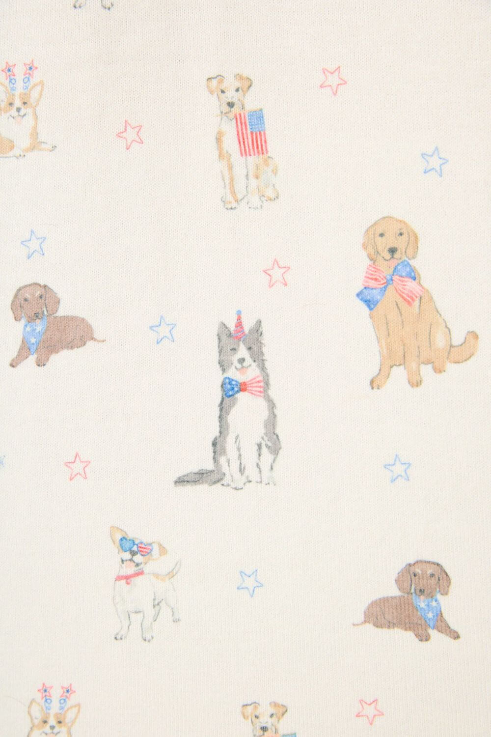 PJ Salvage Red White and Woof Tank and Short Set