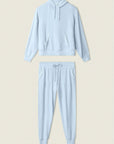 PJ Salvage Western Blooms Jogger and Hoodie Set in Dream Blue