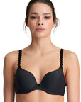 Tom Heart Shaped Bra in Charcoal