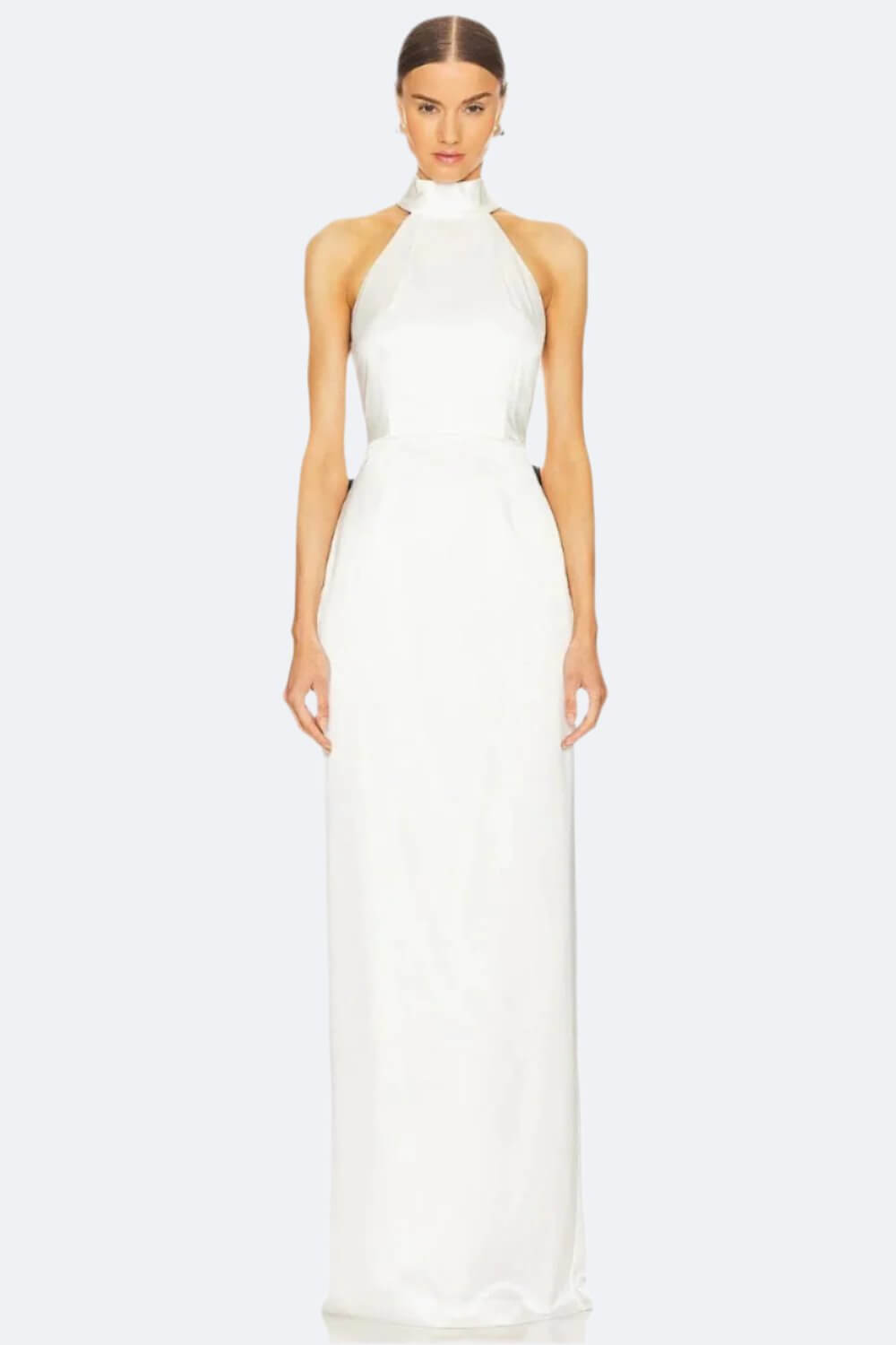 Sans Faff Bristol Bow Evening Dress in All Black