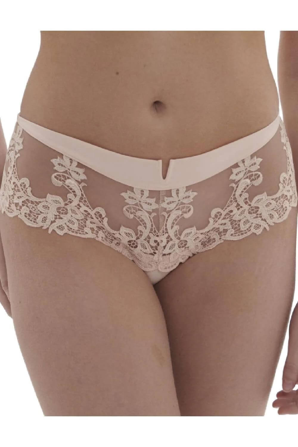Simone Perele Saga Boyshort in Rose Nude
