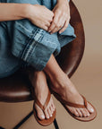 Solei Sea Bowie Flip Flop Brown