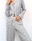 Splendid Dotted Bows Long PJ Soft Set