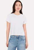 Splendid Louisa Short Sleeve Tee in White