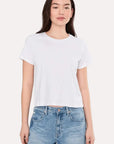 Splendid Louisa Short Sleeve Tee in White