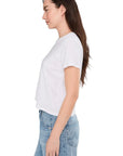 Splendid Louisa Short Sleeve Tee in White