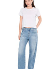 Splendid Louisa Short Sleeve Tee in White