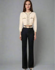 Tara Jarmon Gemini Cropped Cardigan