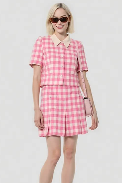 Tara Jarmon Joseff Gingham Skirt