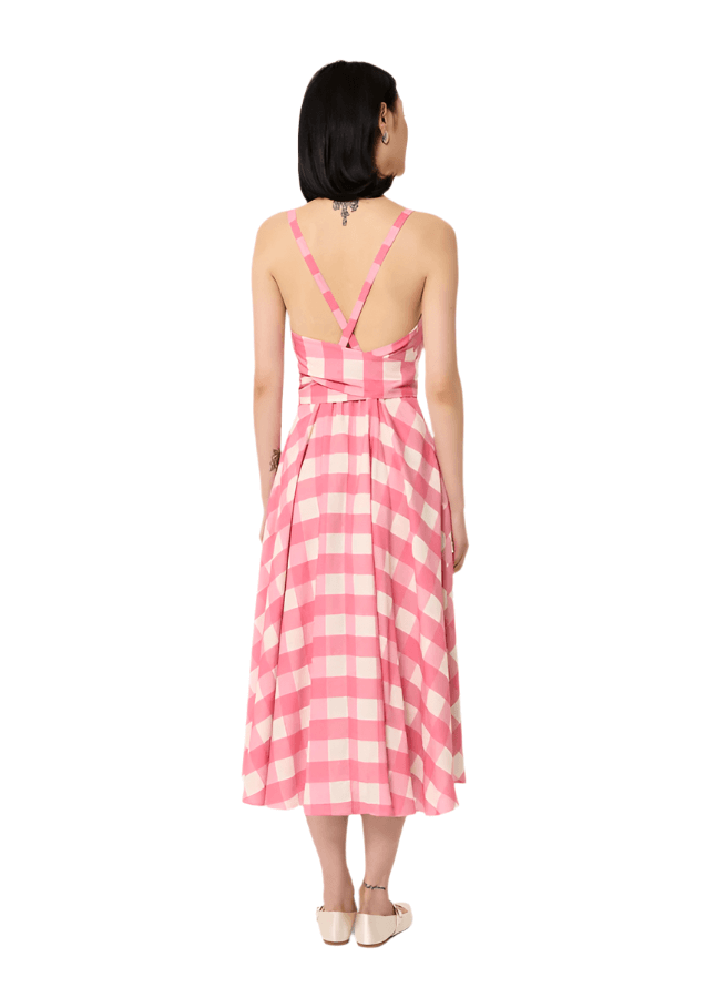 Tara Jarmon Ryveline Gingham Maxi Dress