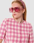 Tara Jarmon Vanita Gingham Jacket