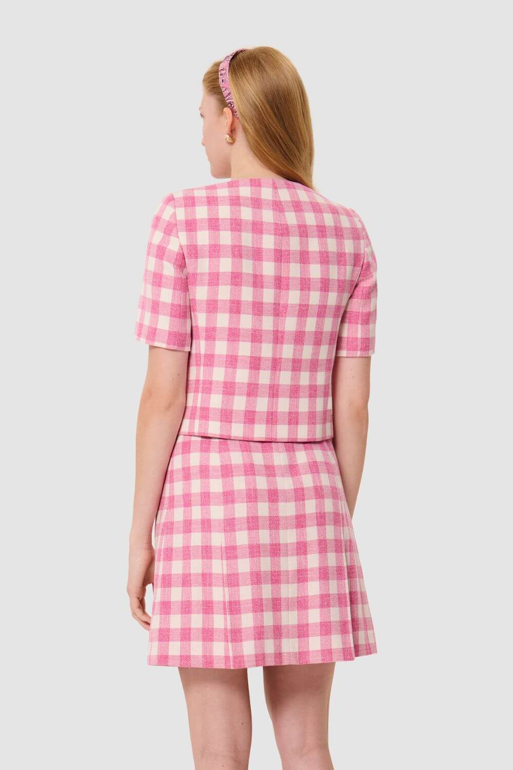 Tara Jarmon Vanita Gingham Jacket