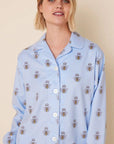 The Cat's Pajamas Queen Bee Luxe Pima Pajama Set
