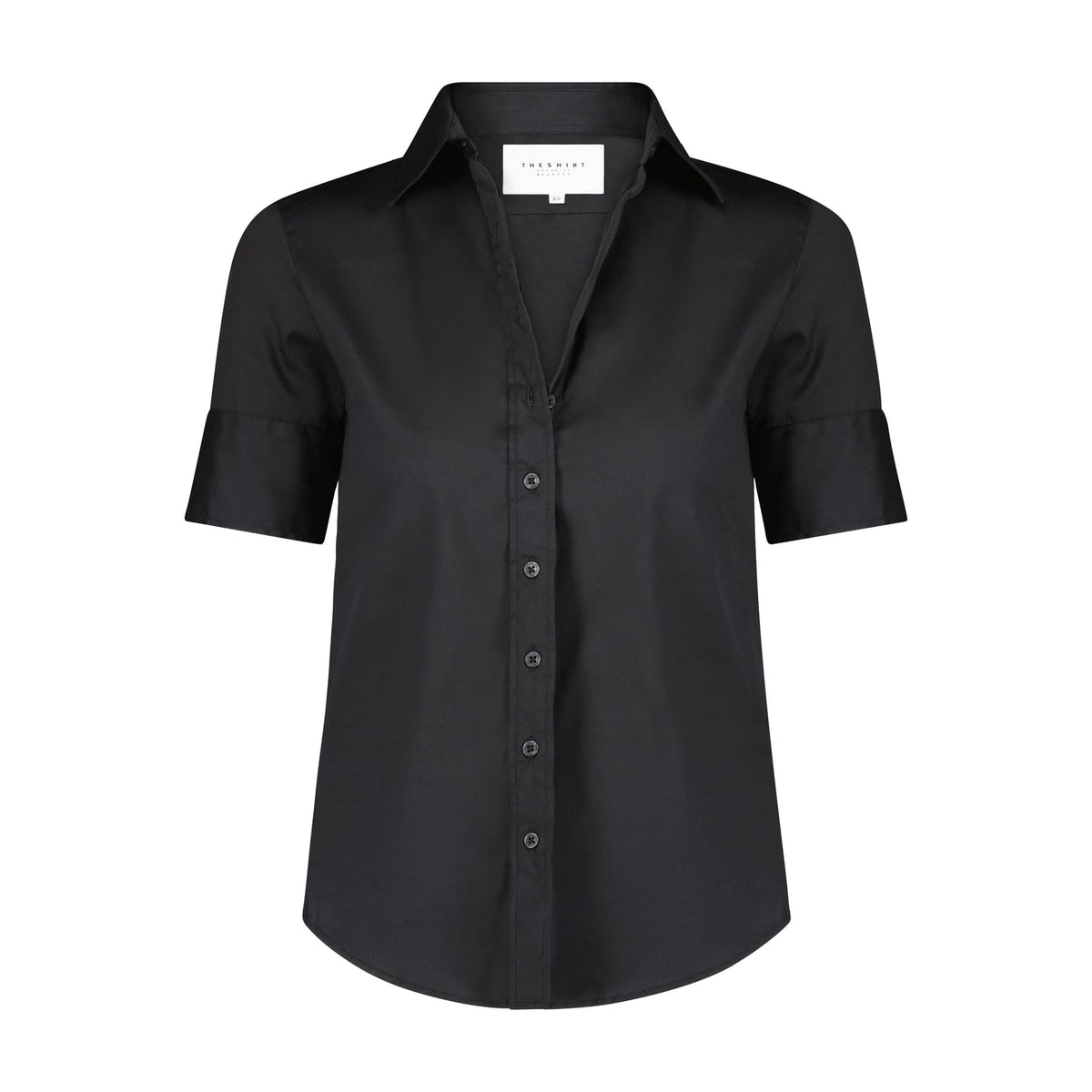 The Shirt by Rochelle Behrens Short Sleeve Shirt in Black