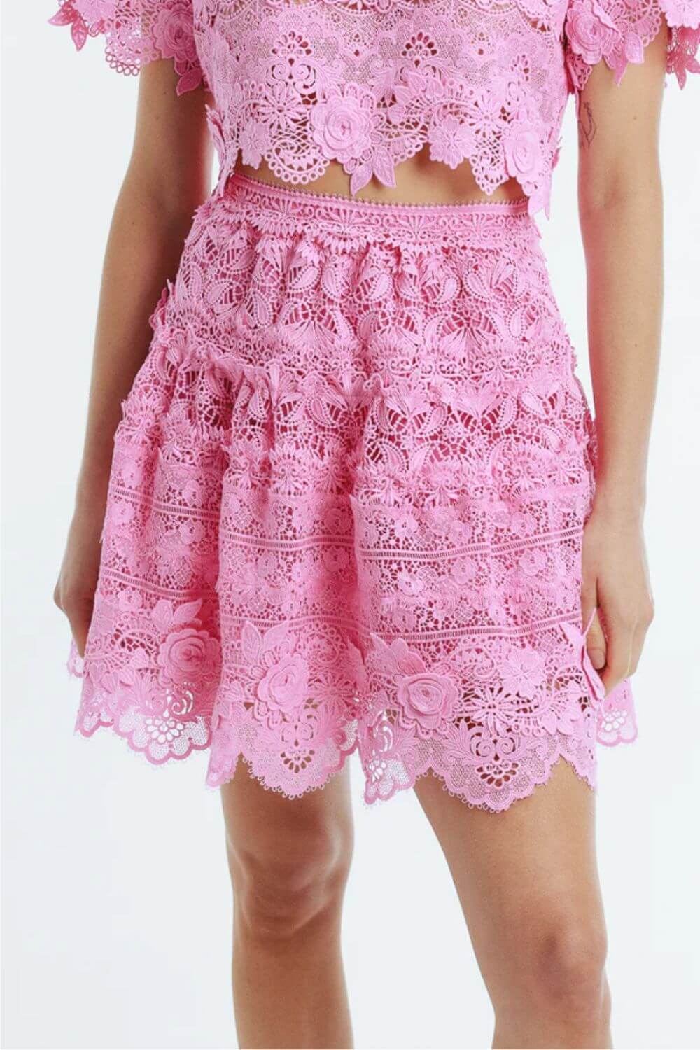 Waimari Harper Mini Skirt in Rose