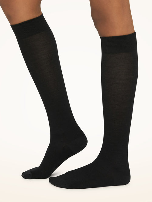 Wolford Merino Knee-Highs in Black