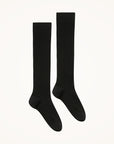 Wolford Merino Knee-Highs in Black - detail view