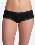 Fleur't Iconic Boyshort Color: Black, Malibu, Skylight, Rosette, Champagne, Chantilly, Heather Grey/Chantilly, Seashell, Black/Seashell, Coral Sea-D, Eventide, Twilight, Eventide/Cloud Soft Size: S, M, L at Petticoat Lane  Greenwich, CT