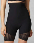 Simone Perele Subtile High Waist Shaper Shorts Color: Black Size: XS at Petticoat Lane  Greenwich, CT