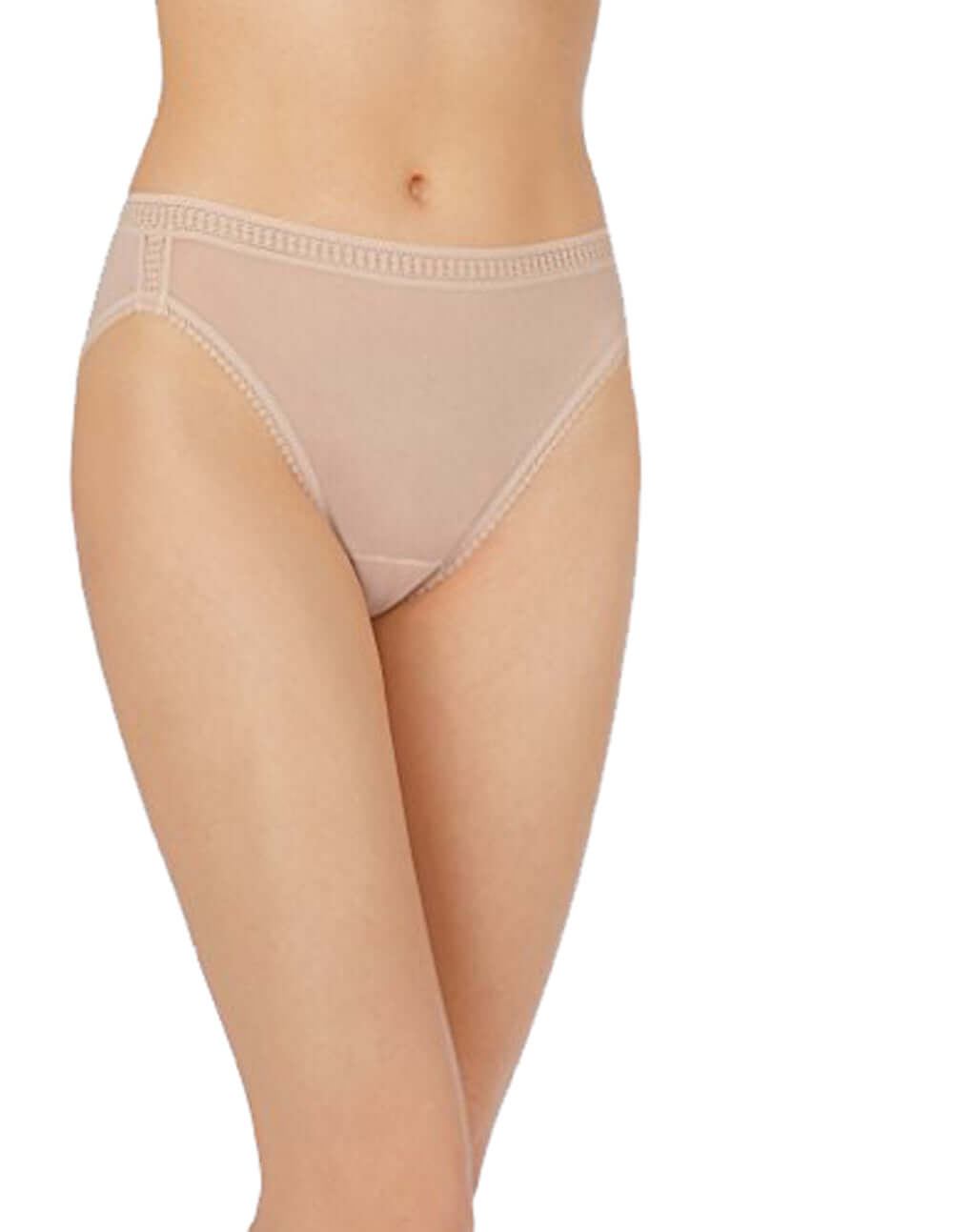 On Gossamer Mesh Hi-Cut Brief Color: Champagne, Black Size: S, M, L, XL at Petticoat Lane  Greenwich, CT