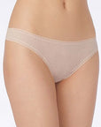 On Gossamer Mesh Hip-G Thong Color: Champagne Size: S/M at Petticoat Lane  Greenwich, CT