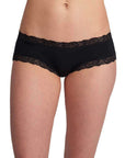 Fleur't Iconic Boyshort Color: Black Size: S at Petticoat Lane  Greenwich, CT