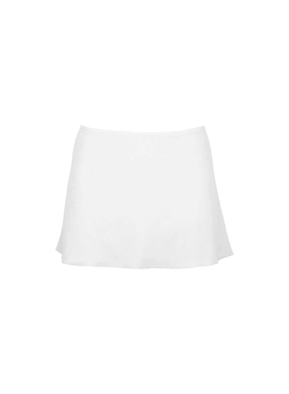 Karla Colletto Basic A-Line Skirt Color: White Size: XS at Petticoat Lane  Greenwich, CT