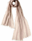 Alpine Cashmere Alta Shawl Color: Mushroom  at Petticoat Lane  Greenwich, CT