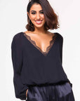 Cami NYC Carol Top Color: Navy Size: XXS at Petticoat Lane  Greenwich, CT