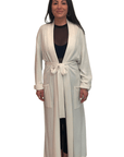 Cashmere Long Wrap Robe