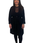 Cashmere Short Wrap Robe