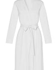 Elle Long Sleeve Robe in Navy/White