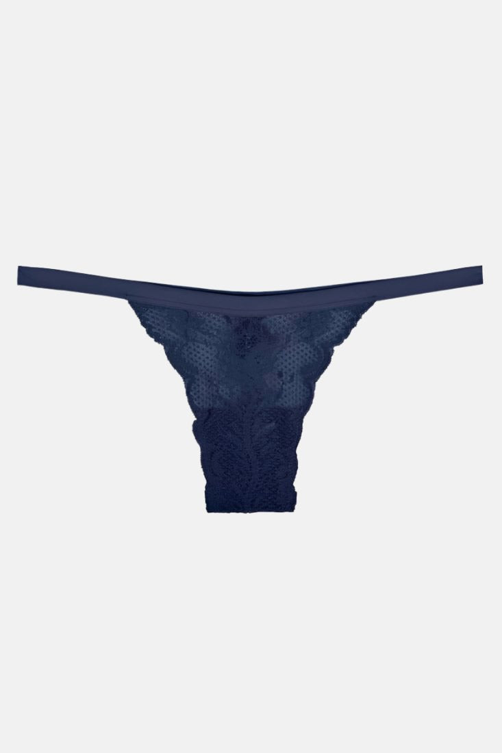 Cosabella Never Say Never Skimpie G-String in Navy