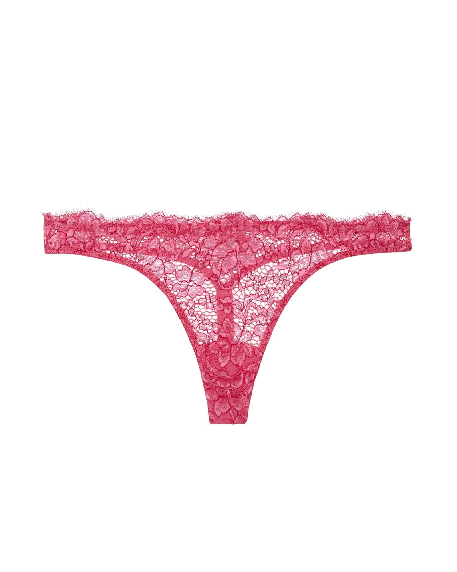Cosabella Pret A Porter Low Rise Thong Color: Miami Pink Size: S/M at Petticoat Lane  Greenwich, CT